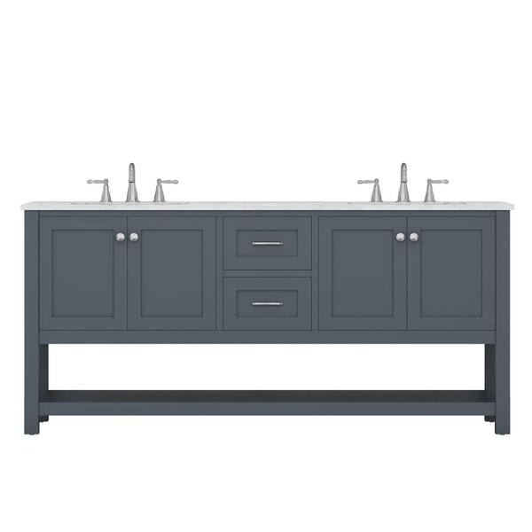 Alya Bath Wilmington 72 in. W x 34.2 in. H x 22 in. D Bath Vanity in