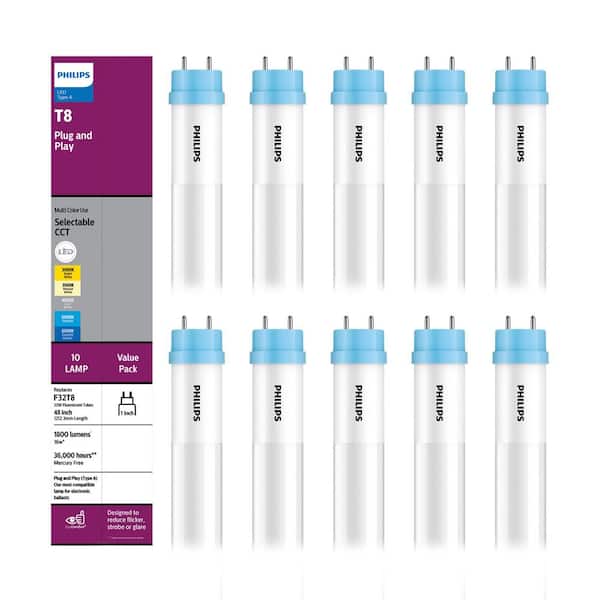 Philips 32-Watt Equivalent 48 in. T8 Type A Plug and Play Tube