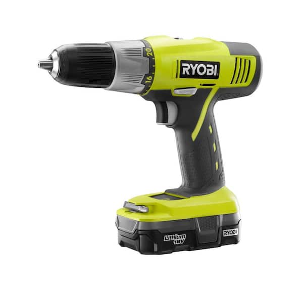 RYOBI 18-Volt ONE+ 1/2 in. Cordless Lithium-Ion Drill/Driver Kit