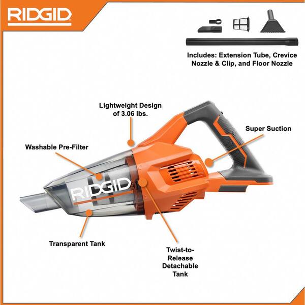 RIDGID 18V Cordless 2-Tool Combo Kit 