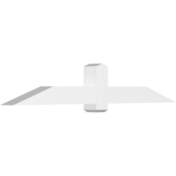 Ekena Millwork Eugene 84 in. W x 14 in. H x 6 in. D Signature Polyurethane Bracket