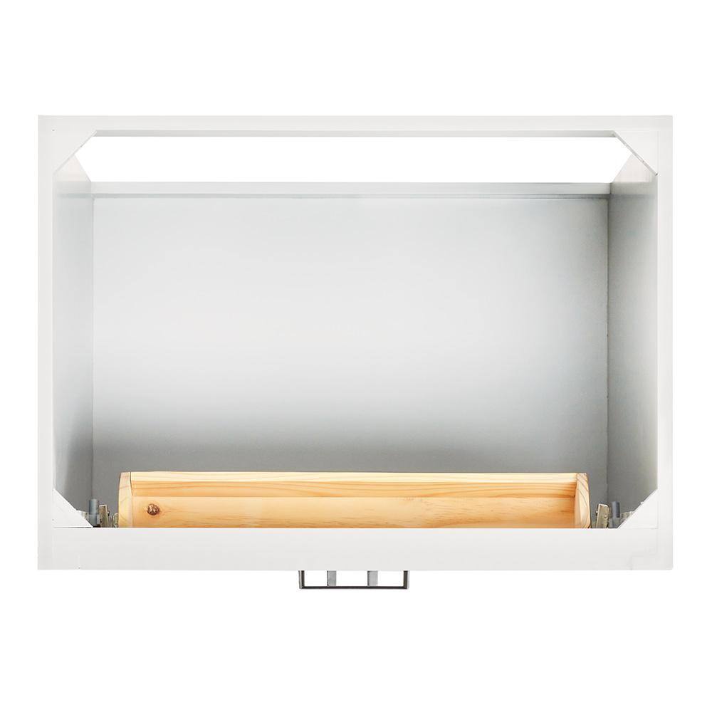 Hepburn 31" White Hardwood Freestanding Single Vanity Set