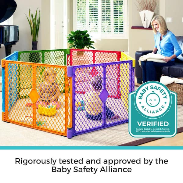 Toddleroo by North States, Baby Play Yard, Gray Plastic, 26 Tall - com