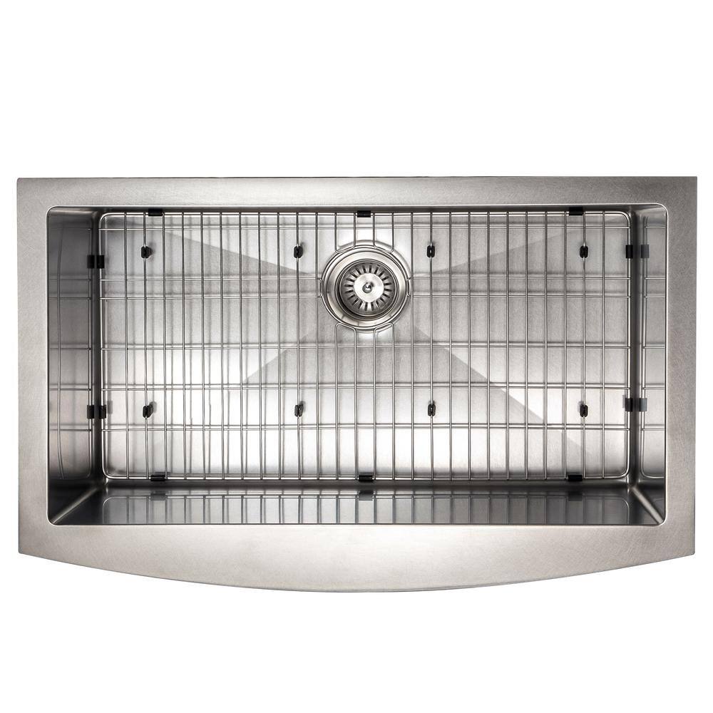 DuraSnow 33'' Stainless Steel Farmhouse Apron Single Bowl Sink