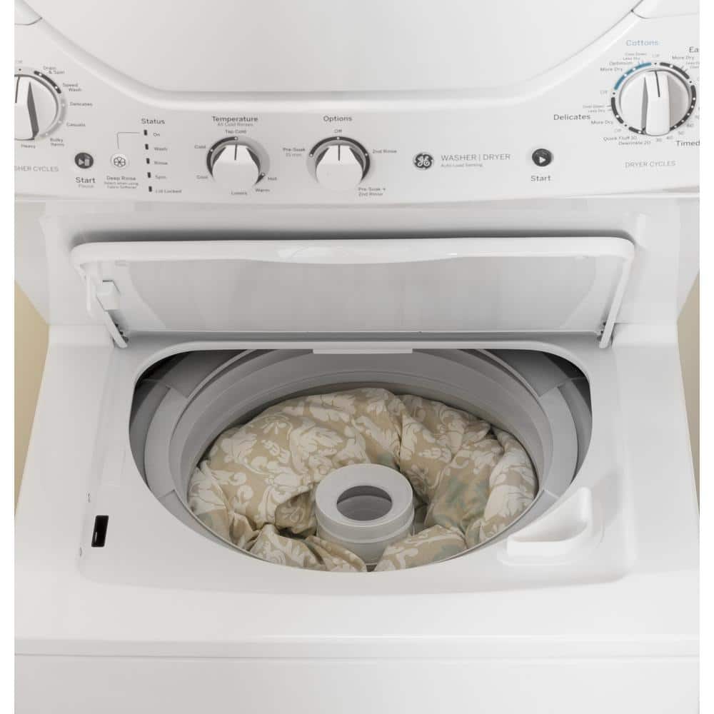 White 2.3 Cu. Ft. Washer and 4.4 Cu. Ft. Electric Dryer Laundry Center
