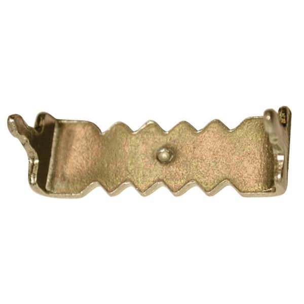 20 lbs. Brass-Plated Steel Small Nail-Less Sawtooth Hangers (3-Pack)