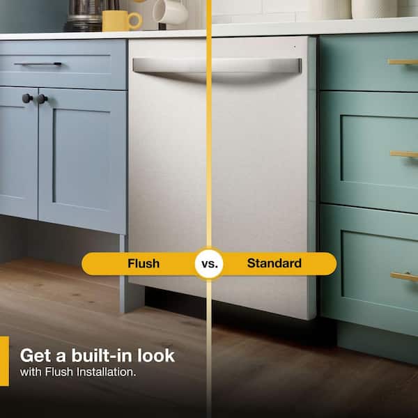 Whirlpool 24 Top Control Standard Built-In Dishwasher in White