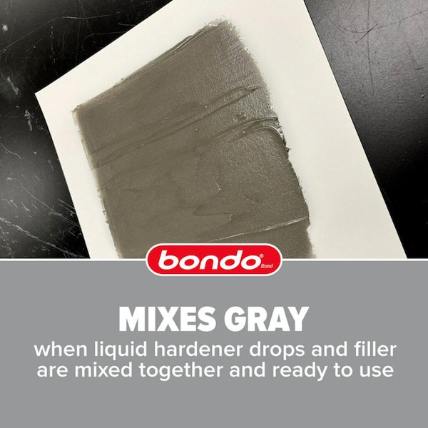 Bondo Metal Reinforced Filler High Strength Filler Can Be Drilled