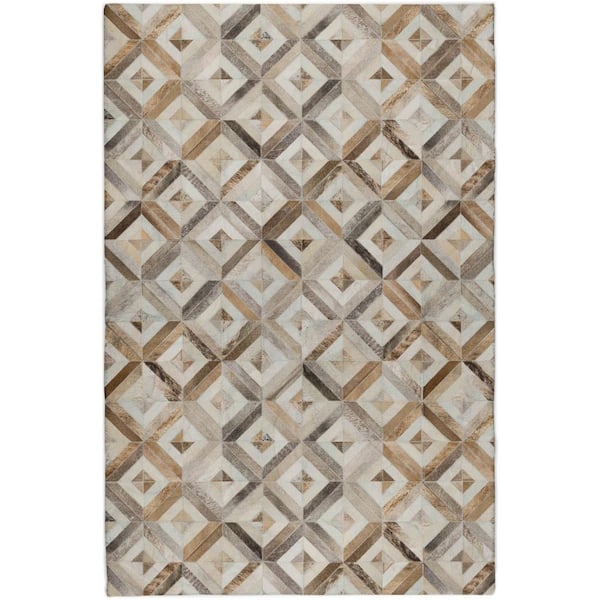 Dream Shag Premium Machine Washable Abstract ADS102 Gray 9 ft. x 12 ft. Area Rug