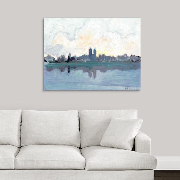 GreatBigCanvas "Across The Great Pond - Central Park, New York City" by RD Riccoboni Canvas Wall Art