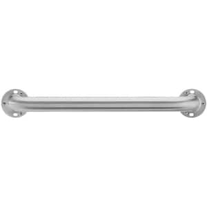 5- Hole, 42 in. x 1-1/2 in. Exposed Screw Safety Grab Bar in Brushed Stainless Steel...