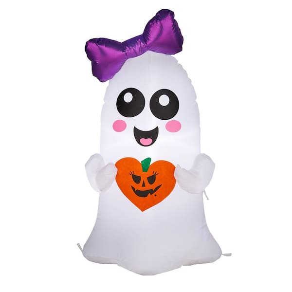 3.5 ft LED Ghost with Bow Inflatable Airblown®I3