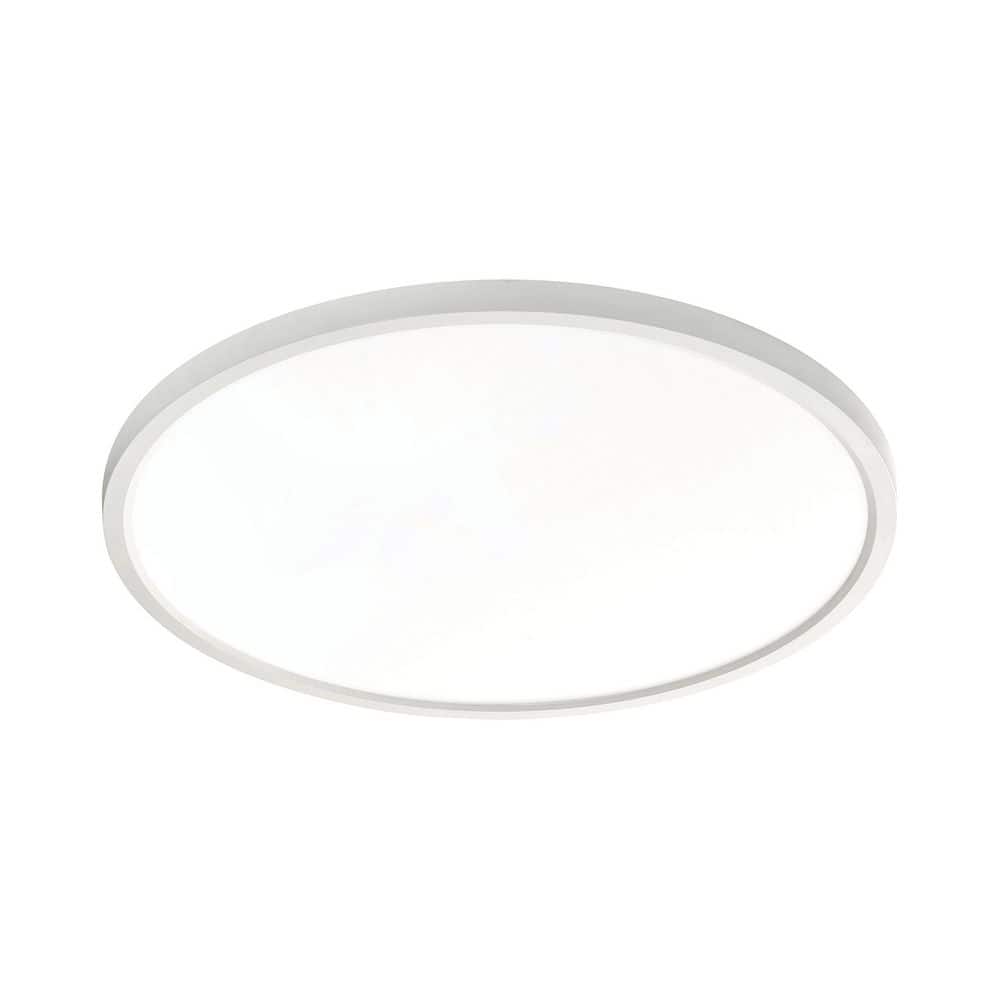 Edge Round Large 24 in. 1-Light White Outdoor Integrated LED Flush Mount price history on PriceWatchPro