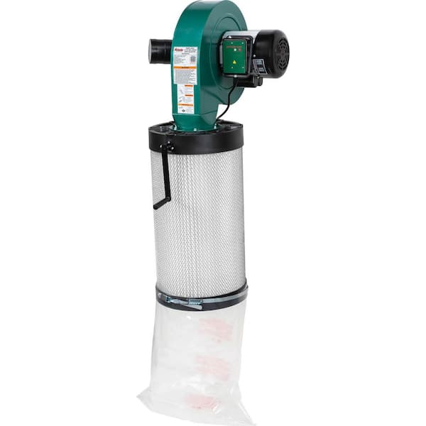 1-1/2 HP Wall-Mount Dust Collector with Canister Filter