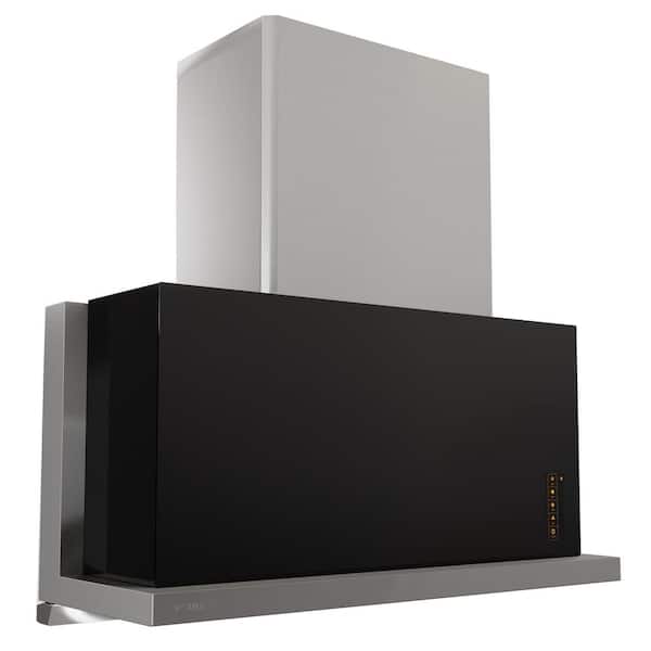 FOTILE 36 in. 1200 CFM Insert Range Hood with Auto Height Adjusting and Motion Activation in Stainless Steel
