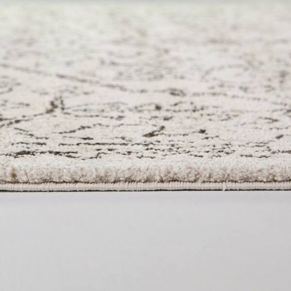 Aleksis Cream 5 ft. 3 in. x 7 ft. Oriental Area Rug