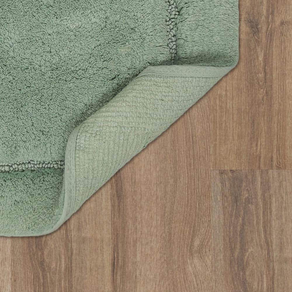 Seaglass Premium Cotton 2' x 5' Non-Slip Bath Runner Rug