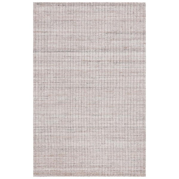 Martha Stewart Beige 6 ft. x 9 ft. Marle High-Low Area Rug