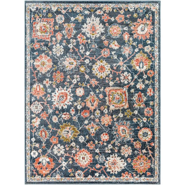 Artistic Weavers Davaro Navy 7 ft. x 9 ft. Traditional Indoor Area Rug