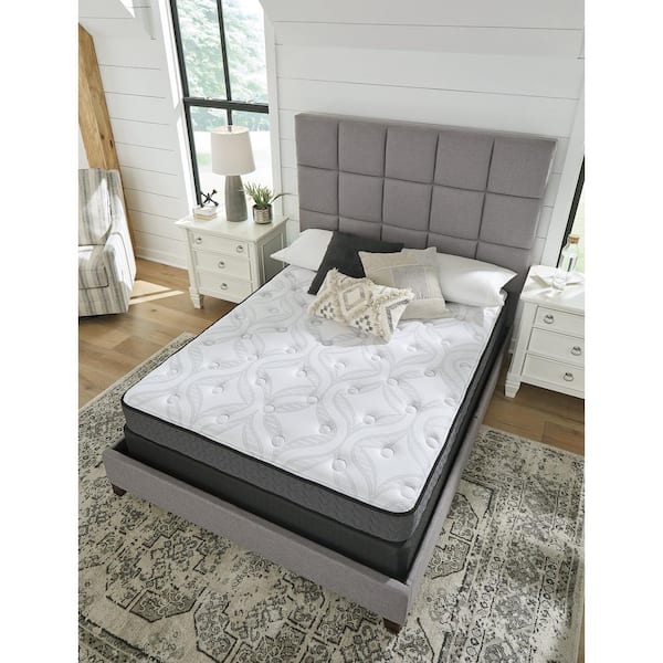 Signature DESIGN BY ASHLEY 8 in. Bonnell Hybrid Full Firm Innerspring 8 in. Bed-in-a-Box Mattress
