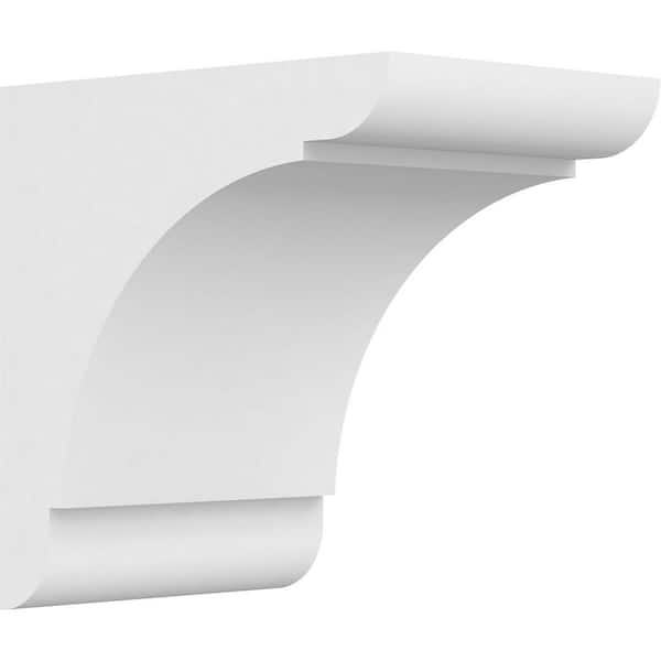 Ekena Millwork 7 in. x 10 in. x 10 in. Standard Olympic Architectural Grade PVC Corbel