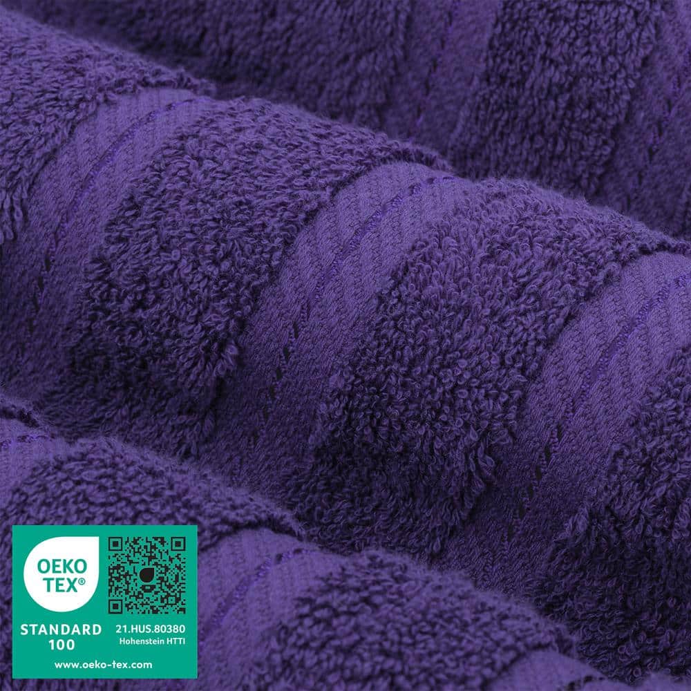 Oversized Purple Turkish Cotton Jumbo Bath Sheet