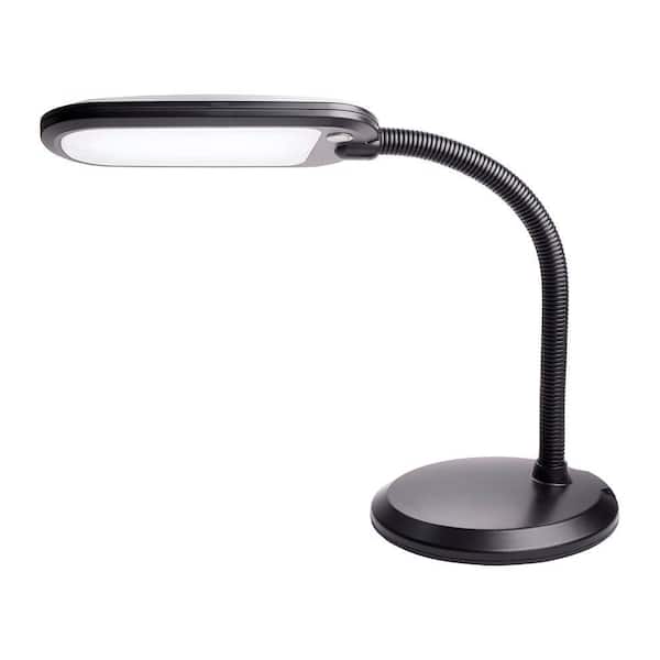 USB LED Light Touch Switch Bright Table Desk Lamp Flexible Neck Adjustable Angle 