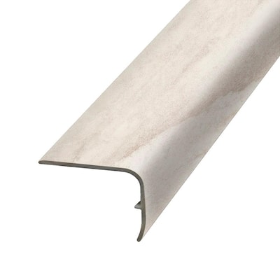 Champagne 1.32 in. T x 1.88 in. W x 78.7 in. L Vinyl Stair Nose Molding