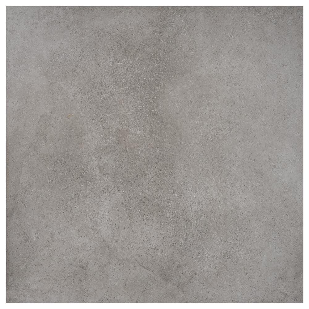 Iris Large Format Matte Gray Porcelain Tile 48x48
