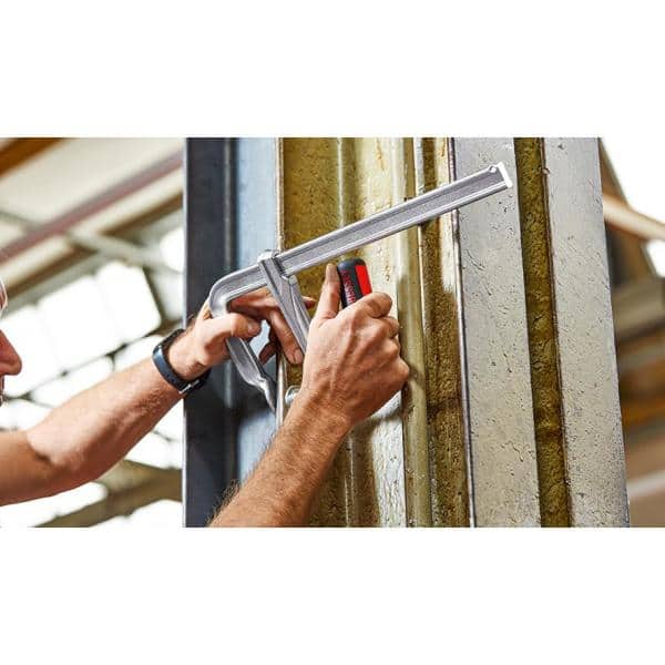 BESSEY 16 in. Capacity All-Steel Pivoting Handle Bar Clamp and 4-3