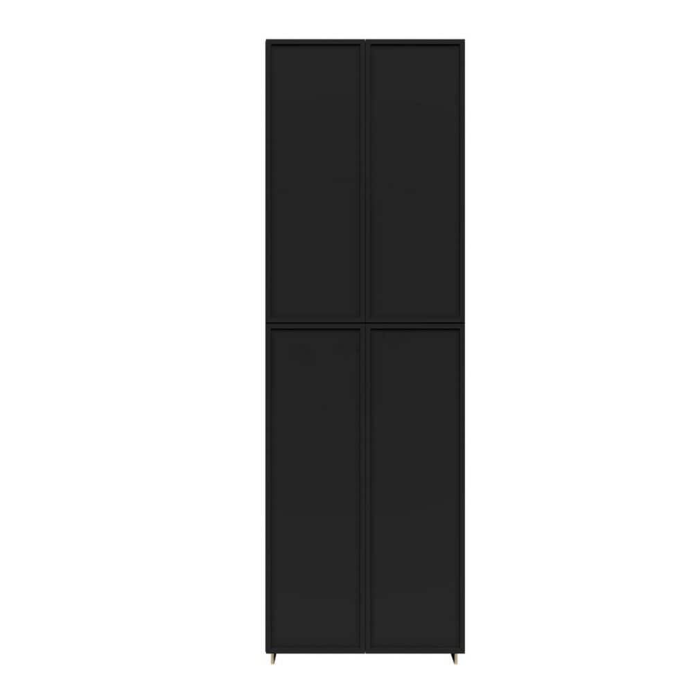Slim Shaker Assembled 30 in. W x 90 in. H x 27 in. D Pantry Kitchen Cabinet in Black price history on PriceWatchPro