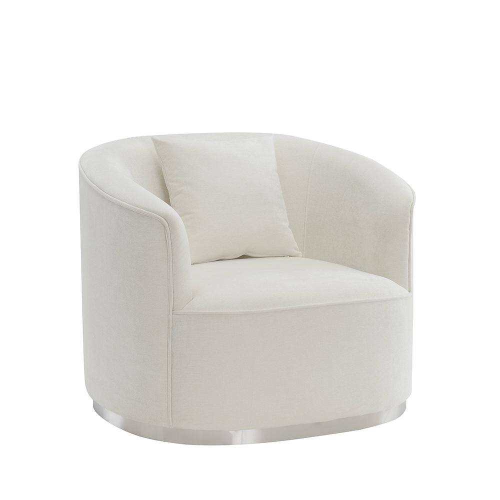 Acme Furniture Odette Beige Chenille Linen Arm Chair Set of 1