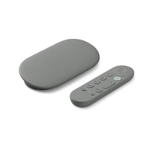 Google TV Streamer (4K) with Voice Remote in Porcelain