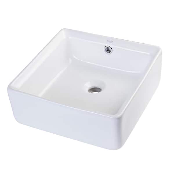 Vessel Sink in White