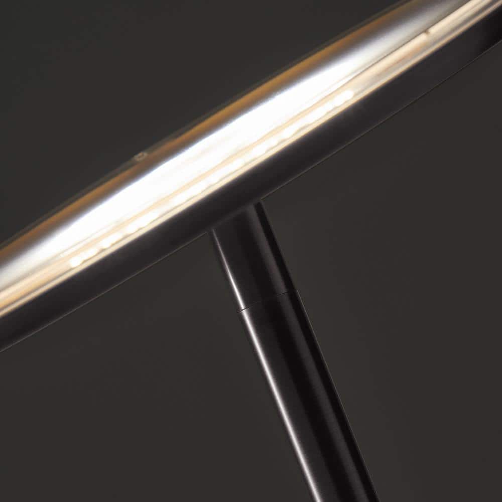Brushed Nickel 67" LED Torchiere Floor Lamp with Voice Control