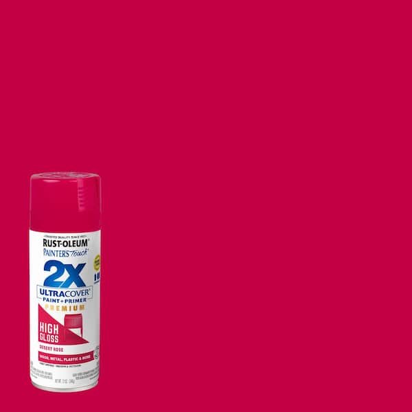 Rust-Oleum Painter's Touch 2X 12 oz. High Gloss Desert Rose Ultra Cover General Purpose Spray Paint (Case of 6)