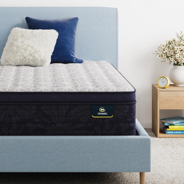 Classic Clarks Hill Elite LTD Full Plush Pillow Top 14.5 in. Standard Profile Mattress Set