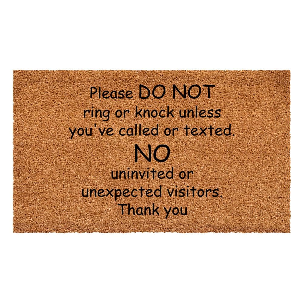 Please Do Not 24 in. x 36 in. Door Mat price history on PriceWatchPro
