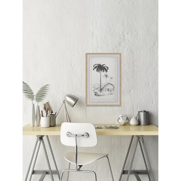 Unbranded 30 in. H x 20 in. W "The Arecaceae" by Marmont Hill Framed Printed Wall Art
