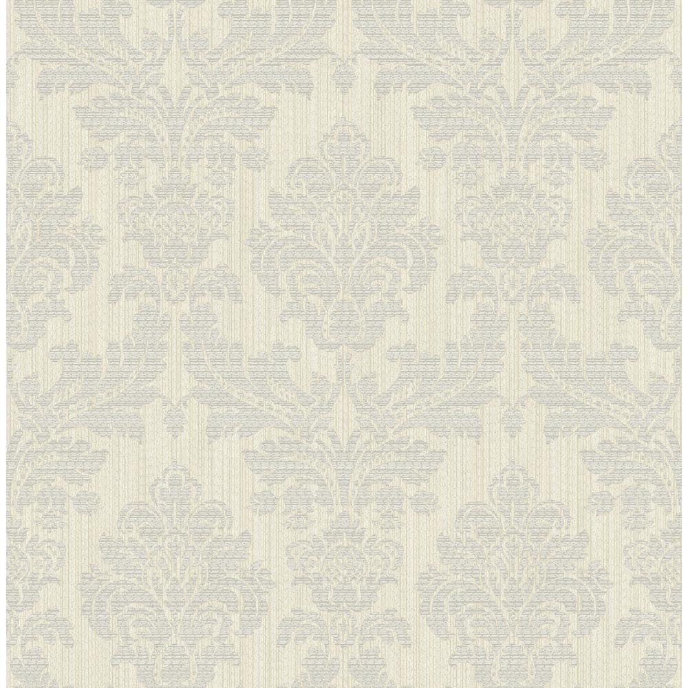 Piers Metallic Texture Damask Strippable Wallpaper (Covers 56.4 sq. ft.)