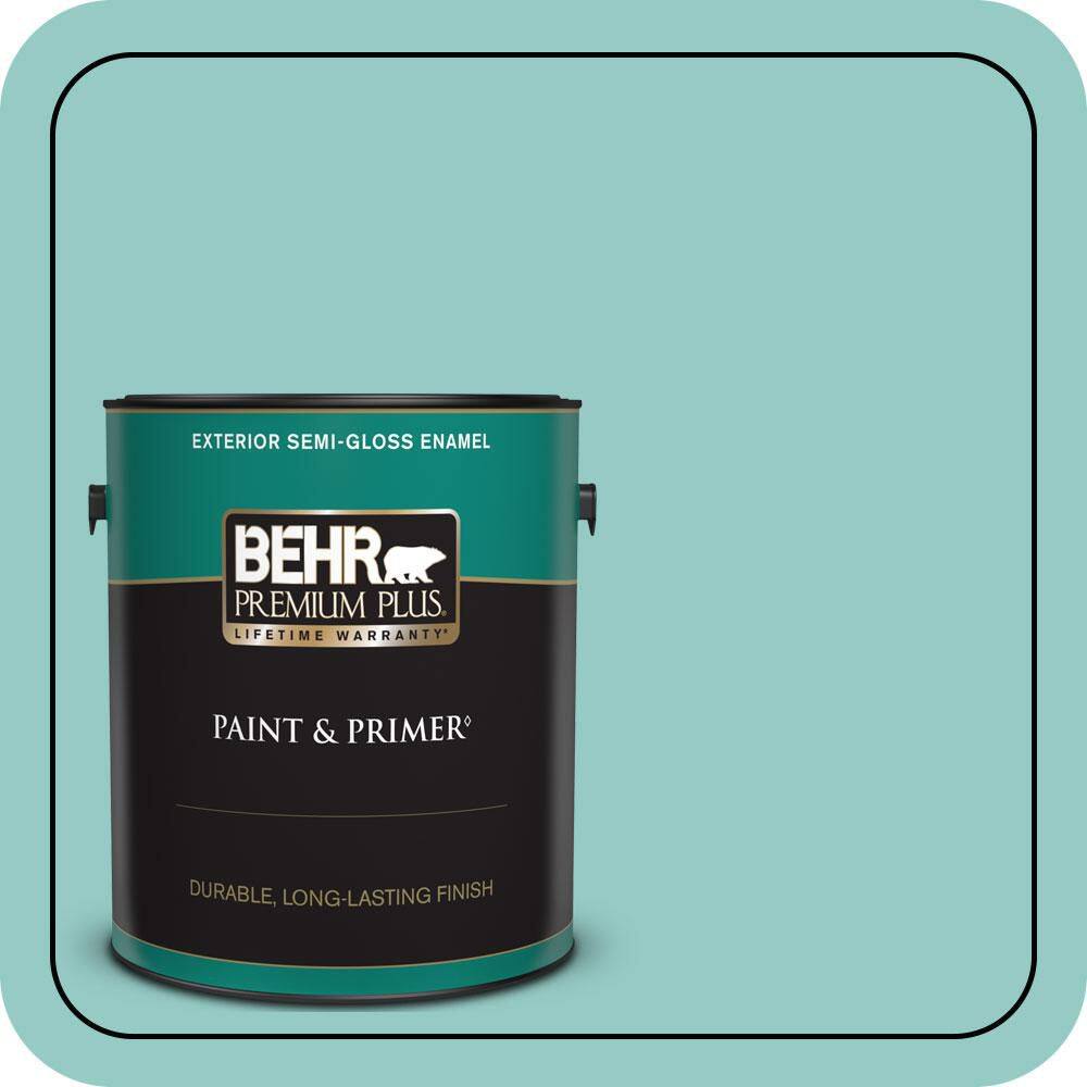 1 gal. #500D-4 Jamaica Bay Semi-Gloss Enamel Exterior Paint & Primer price history on PriceWatchPro