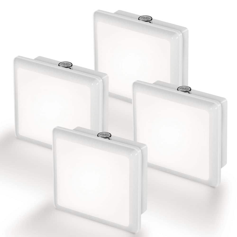 Plug-In Kids Night Light with Sensor, 5000K Super Bright for Nursery, Bedroom, Hallway, Auto On/Off (4-Pack) price history on PriceWatchPro