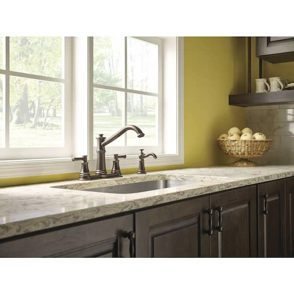 Belfield 2-Handle Standard Kitchen Faucet with Side Spray in Oil Rubbed Bronze