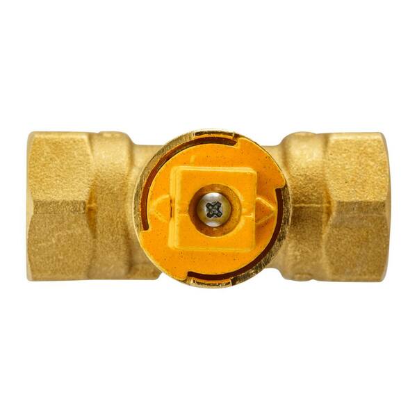 Everbilt 1/2 in. Brass Flat/Square Head-Handle FPT 1-Piece Body Gas Ball  Valve 113-523EB - The Home Depot