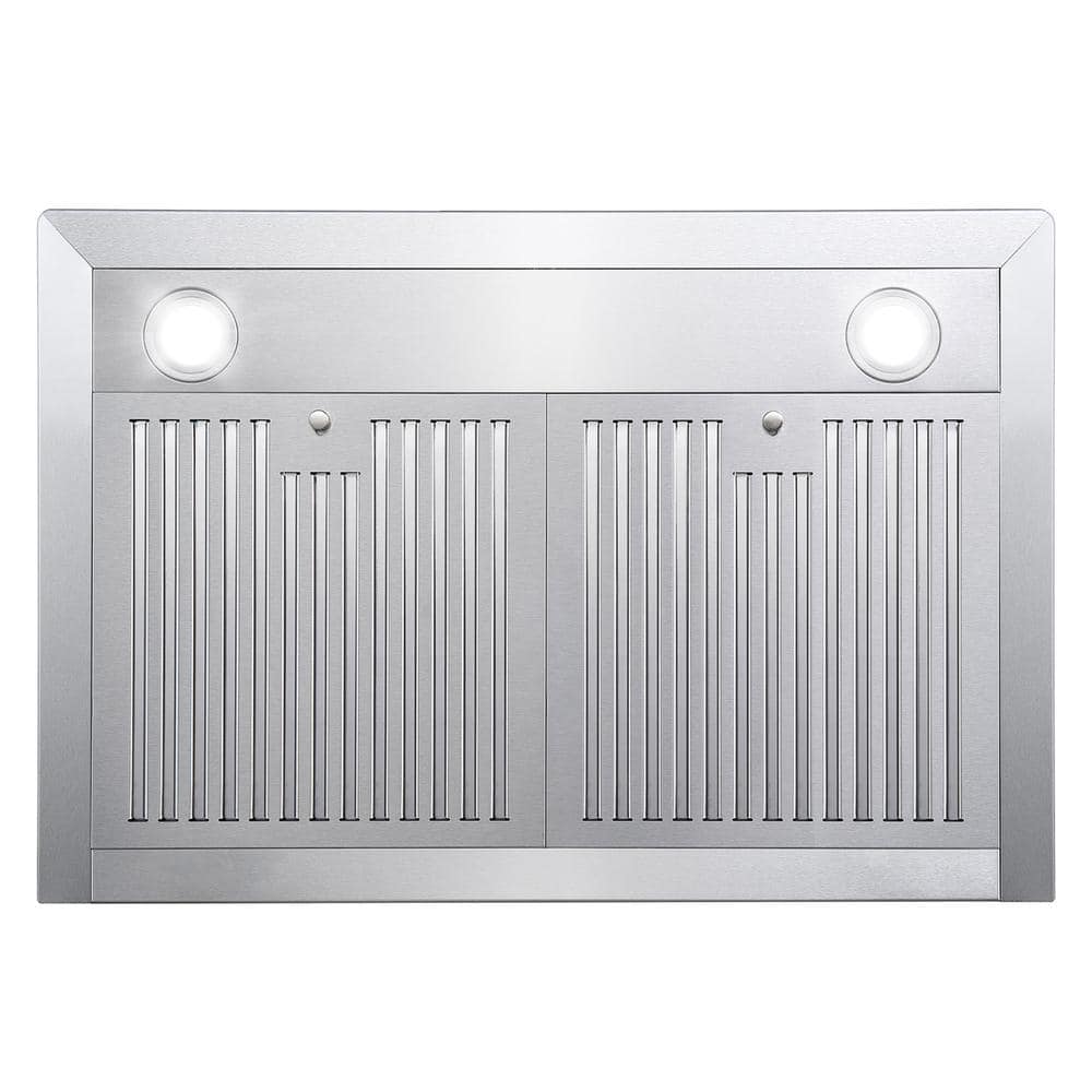30-Inch Stainless Steel Wall-Mount Convertible Range Hood