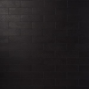 Harper 4 in. x 12 in. Black Matte Porcelain Subway Floor and Wall Tile (30 pieces / 8.72 sq. ft. / box)