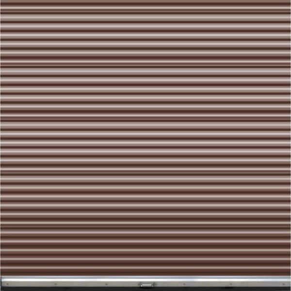 Clopay Roll-Up Collection 9 ft. x 9 ft. Non-Insulated Continental Brown Garage Door without Windows