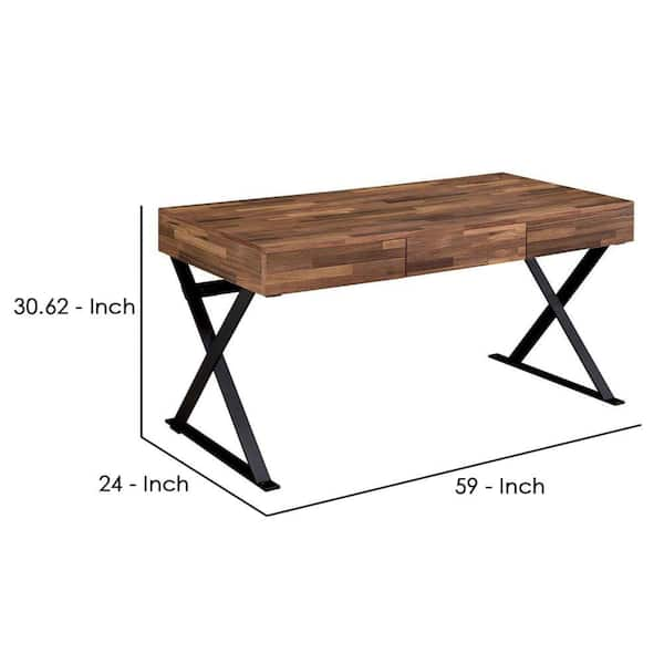 Writing desk deals with x legs