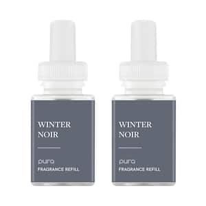 Winter Noir - Seasonal Home Fragrance Refill For Smart Fragrance Diffusers - Up to 120-Hours Per Vial (2-Pack) Blue