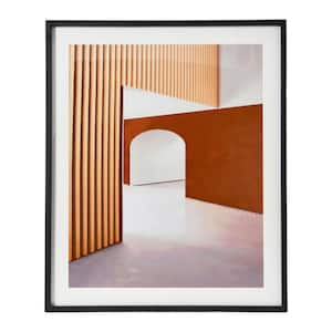 Wood Framed Architecture Photograph Art Print 30 in. x 25 in.